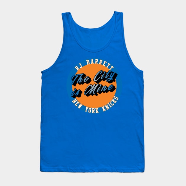 RJ Barrett New York Knicks Tank Top by IronLung Designs